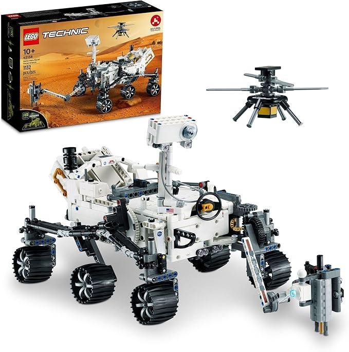 81-tHOXd5eL._AC_SX679_.jpg LEGO Technic NASA Mars Rover Perseverance Building Toys - STEM Model Kit for Boys & Girls, Ages 10+ Years - Gifts for Christmas - Detailed Set for Display - 42158 - Image 1
